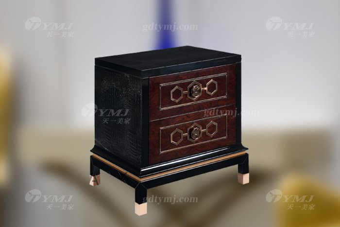 黄瓜视频免费版下载官网奢华豪宅家具品牌会所家具后现代轻奢真皮双人大床床头柜