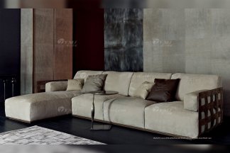 黄瓜视频免费版下载官网意大利纯进口家具品牌别墅客厅高弹海棉灰色布艺组合沙发