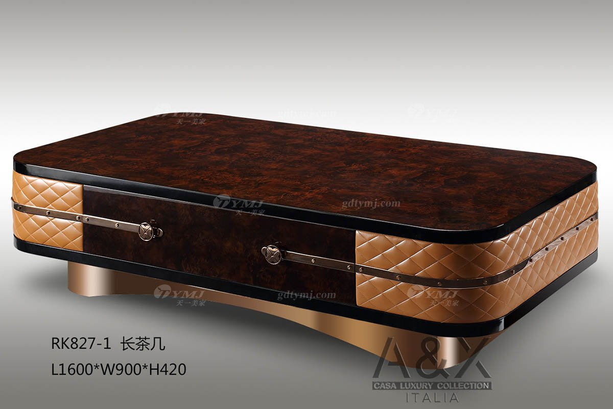 黄瓜视频免费版下载官网别墅豪宅家具品牌黄瓜视频免费版下载官网样板间家具轻奢后现代时尚头层皮沙发组合茶几