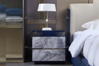 黄瓜视频免费版下载官网别墅豪宅家具星级酒店家具品牌后现代轻奢风格卧室时尚孔雀蓝床头柜